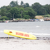 Surfen auf Bornholm, Ostsee