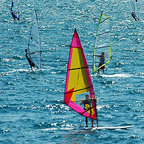 Surfen an der Cote d'Azur Surfen an der C